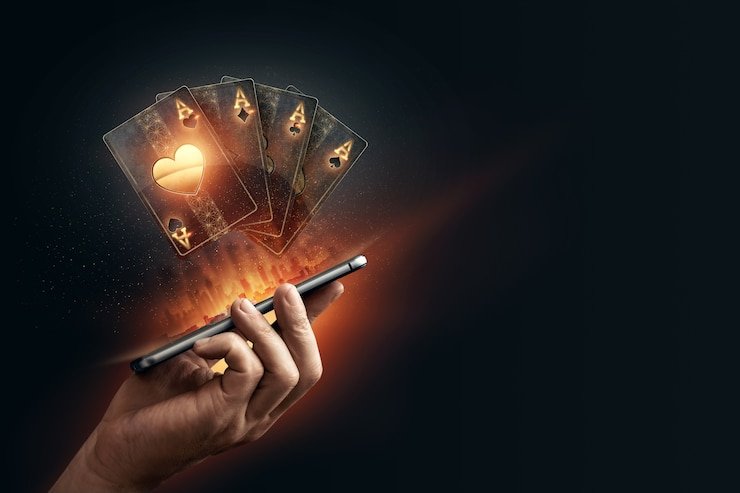 নীয়ন গেমিং অ্যাপ ইন্টারফেস কার্ড বিন্যাস